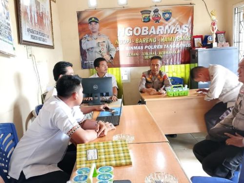 Sat Binmas Polres Tanggamus Gelar Sambang Rutan dan Ngobarmas di Kota Agung